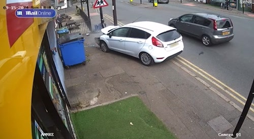 Man avoids death after being hit by car