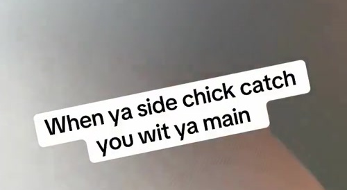 Side Chick Catches up with Main Chick - in da hood'