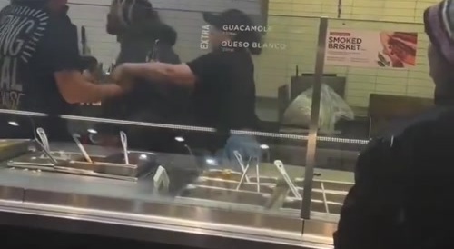 Hangry Black Woman Bitch Slaps Worker