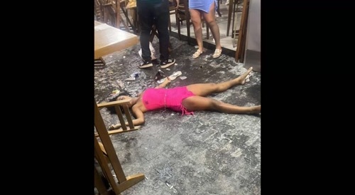 Pretty Woman & Her Boyfriend Executed Inside Bar In Rio De Janeiro