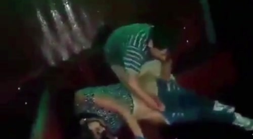 drunk couple has sex in nightclub