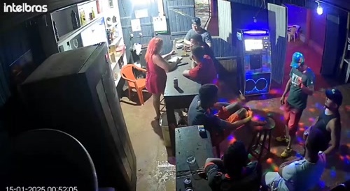 Drunk Man Slams a Woman’s Head with a an Chair