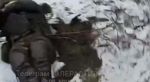 Kursk region. Knife + wounded soldier