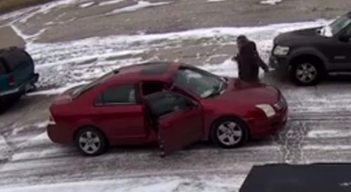 Road Rage Karen gets Instant Karma - ouch!