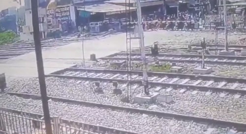 College Girl Crossing Railway Track Killed by Goods Train in Ambedkar Nagar