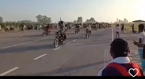 Multiple bikes massacre at once