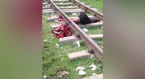 fatal incident of being hit by a train,