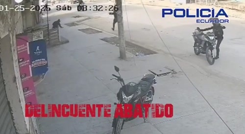 Ecuador: Police shoot armed robber