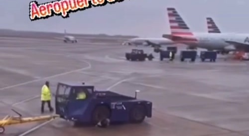 Damn : Airport Worker Crushed To Death