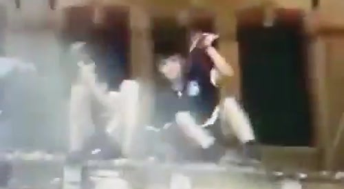 Dumb teenager blows his hand off with a firecracker