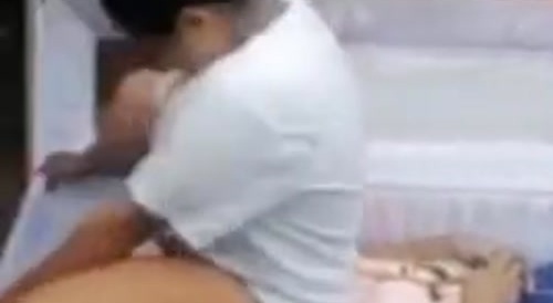 Dirty Girlfriend Rubs her Stinky Coochie on Dead Man's Face - oh the smell!