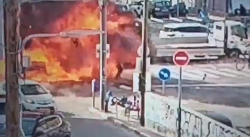 Man Seriously Wounded After Motorcycle Explodes in Tel Aviv..