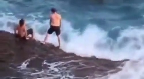 Guy jumps off cliff and dies