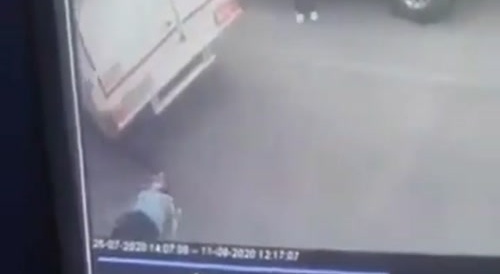 Woman's Head Crushed By Truck