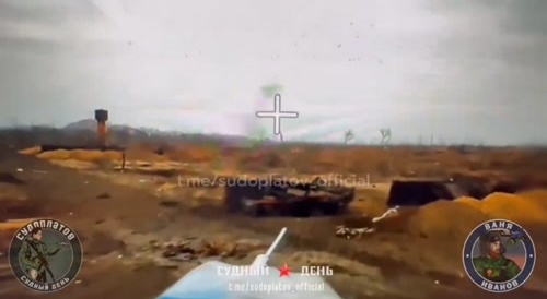 Rare up close footage of an injured Ukrainian soldier being ended by a Russian drone