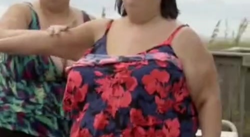 Fatso Woman Wears Skimpy Bikini - eye bleach optional