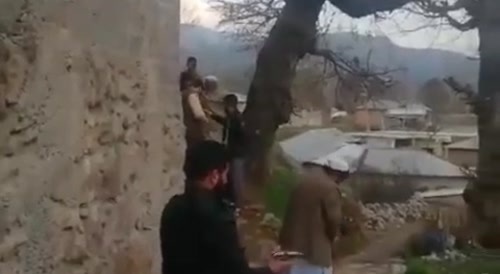 Afghani Man Celebrates With AK-47 !!