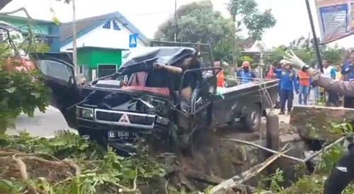 Accident evacuation process in Arjosari Pacitan