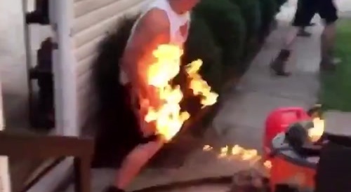 Stupid Idiots Play With Fire