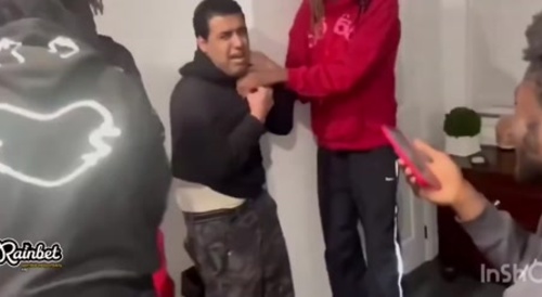 Pedo Gets A Beating With A Leather Belt