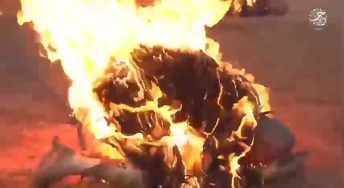 ISIS burning video..