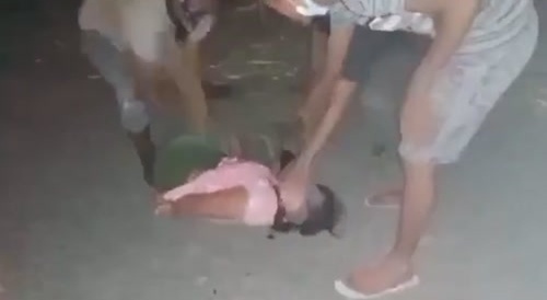 Execution of a female teacher