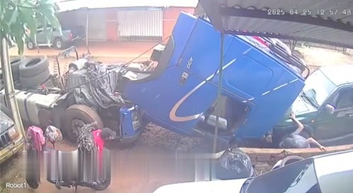 Elderly Mechanic Crushed