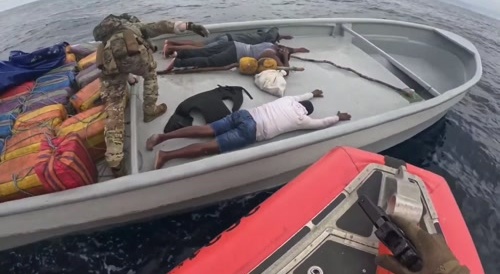 Coast Guard Intercepts Bales of Cocaine in middle of ocean