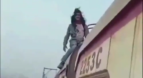 Shocking footage