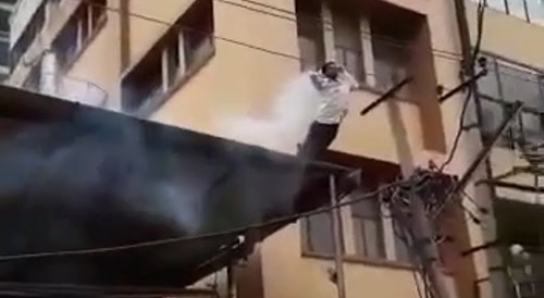Indian On A Wire