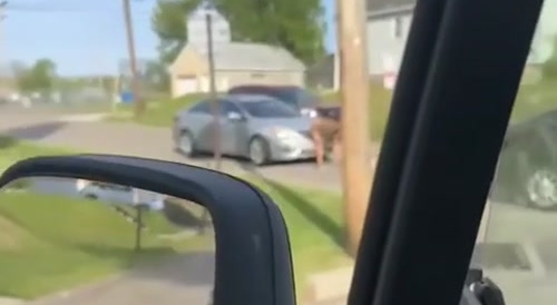 Road Rage Karen has Explosive Diarrhea on Car