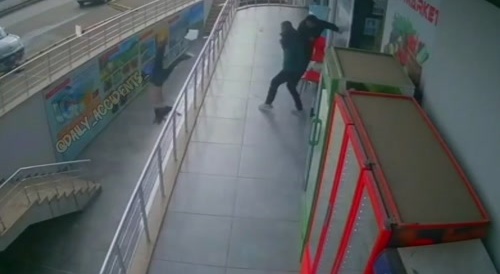 He fell from high..