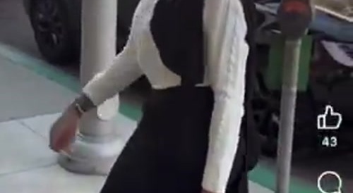 Sexy Muslim woman loses her mind on a Jew