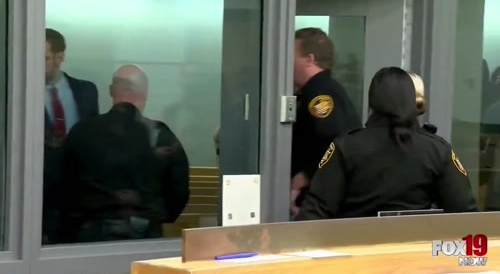 Courthouse erupts in chaos