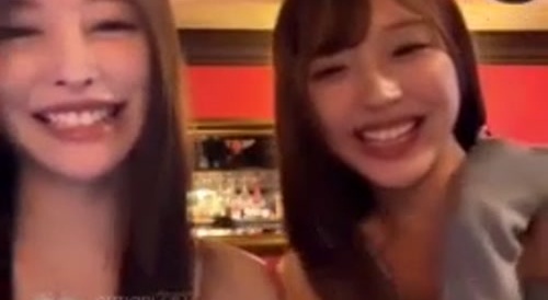 Hostess/Actress Goes Live