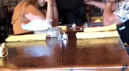 Angry Wife Finds Husband With Mistress - delivers beatdown