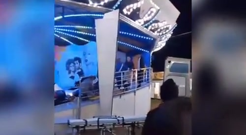 Amusement Ride Gets Angry