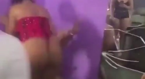 "Ratchet Strippers" Fight in Locker Room - buttcrack warning!