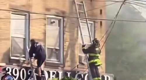 Too Fat For Rescue Ladder