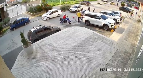Thief stealing bullets from a gun barrel