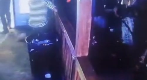 A white man walks into a bar