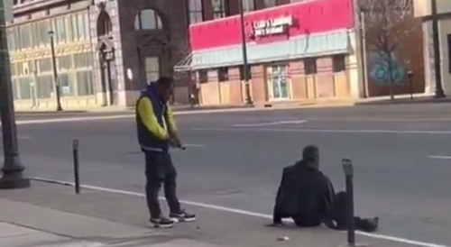 White man shot and killed for nothing