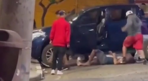 Man Beat / Run Over With His Own Truck