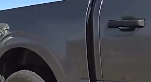 Police Officer almost get ran over by a truck tire on the highway.
