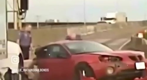 Drunk Woman Gets Car Split in Half - "I wasn't Driving Officer, I swear"
