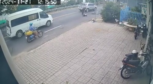 A dumb student got run over by a truck