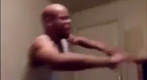 They went down because a stick hit