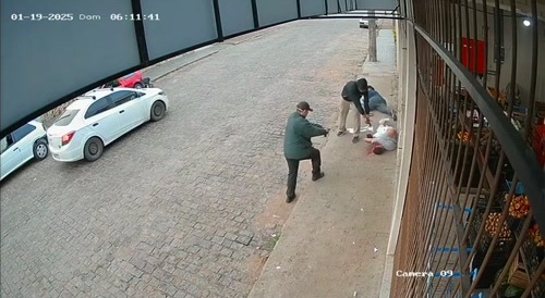 Splattered that dude