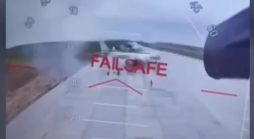 Russian strategic bombers are burning