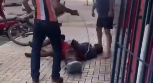 Bike Thief Meets Street Justice - South of the Border